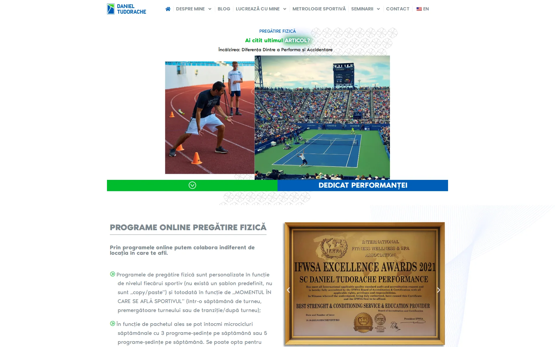 Daniel Tudorache — Brand Platform & Custom Training App — cover